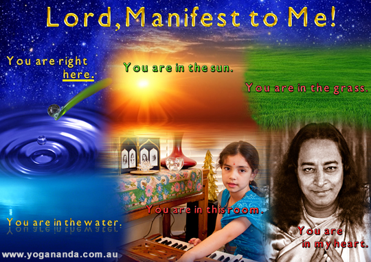 Lord manifest to me!